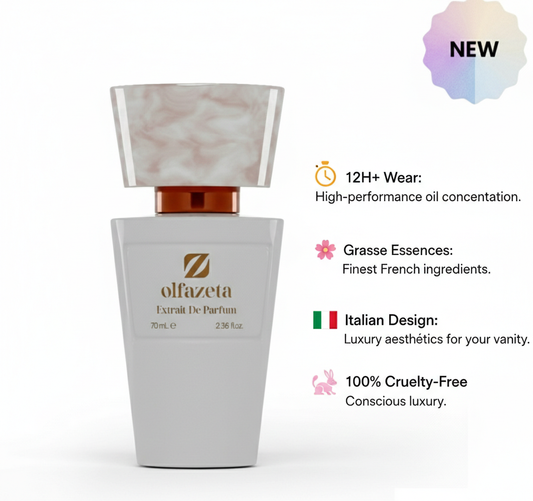 Olfazeta Luxury N°133 , N°132 Extrait de Parfum – Available in 30mL (Travel Size) & 70mL (Full Size) – Intense Long Lasting Amber Floral – 30% Essence – Premium Italian Fragrance for Women