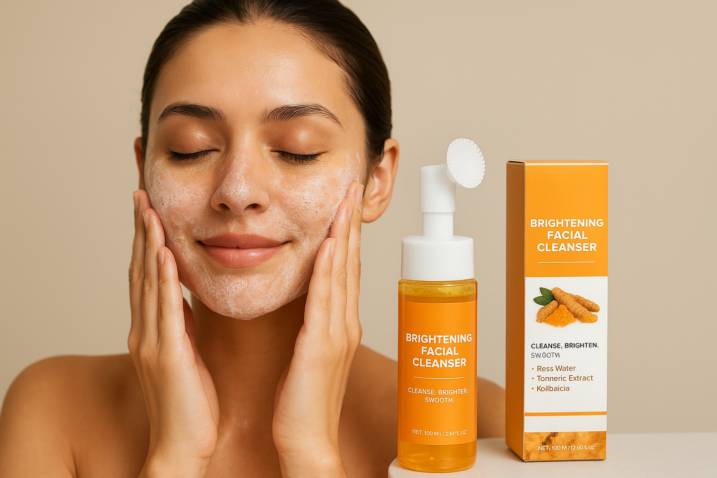 Brighten facial cleanser