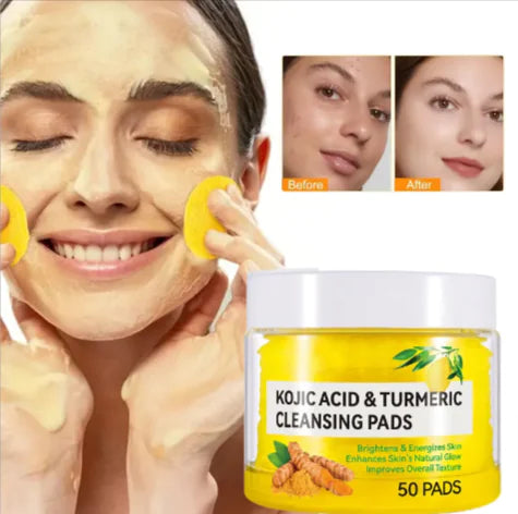 Turmeric Kojic Acid Cotton pads  for Gentle Skin Care