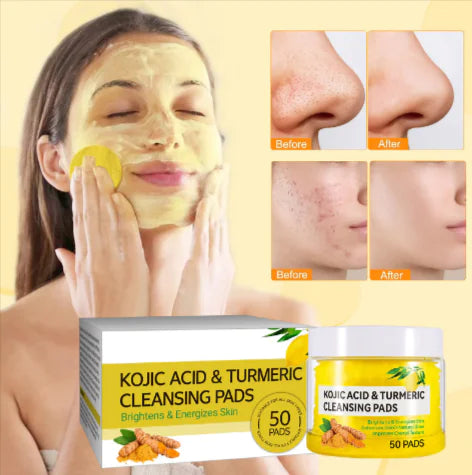 Turmeric Kojic Acid Cotton pads  for Gentle Skin Care