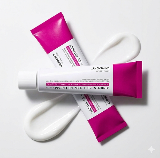 Carvenchy Arbutin 7.0% + TXA 4.0% Advanced Brightening Cream – Potent Dark Spot Corrector & Skin Tone Even-Out Treatment – Hydrating & Radiant Complexion Formula for Face (50ml / 1.69 fl. oz.)