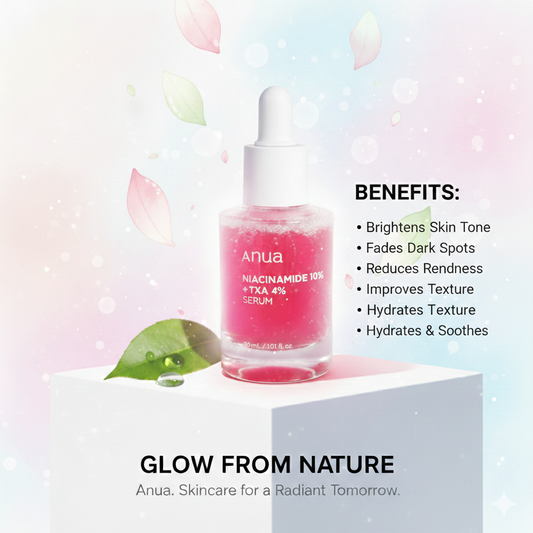 Anua Niacinamide 10% + TXA 4% Dark Spot Serum – Advanced Skin Brightening Formula for Hyperpigmentation & Acne Scars – Deep Hydration & Even Skin Tone – Korean Skincare for Radiant Glow (30ml)